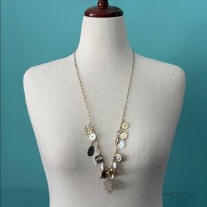 Long Paperclip Charm Necklace